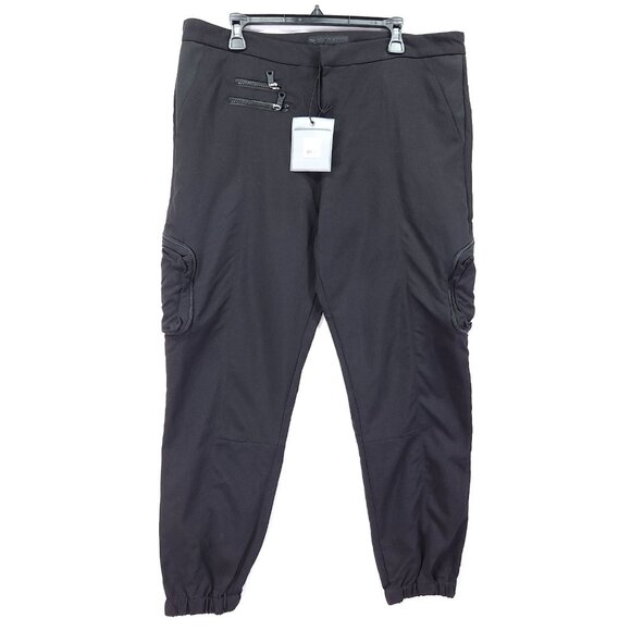 Rocnation Paper Planes Tag Mens 2XL Cargo Pants Black Joggers New $228.00 - Picture 1 of 14